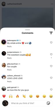 Comments section